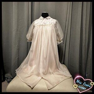 Vintage Miss Siren Peignoir Nightgown and Robe Size Medium